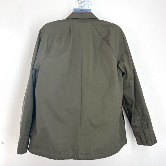 Prana Upper Dash Shirt Jacket Mens L Slate Green Flannel Lined Chore Coat NWOT - Picture 10 of 16